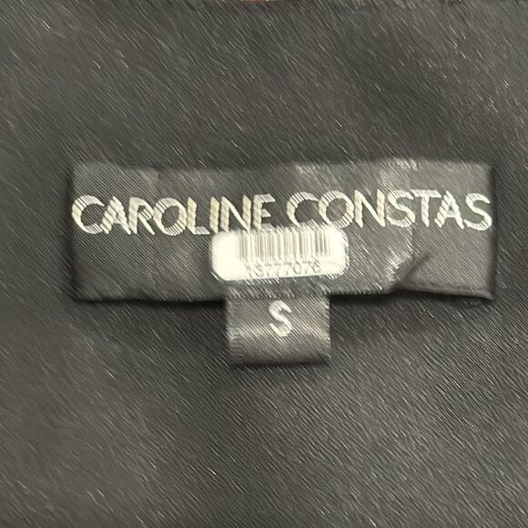 New Caroline Constas Vivian Gown Small Winter Rose - Picture 12 of 14